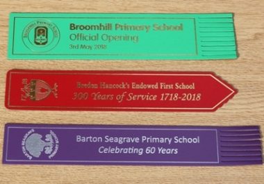 Bonded leather bookmarks