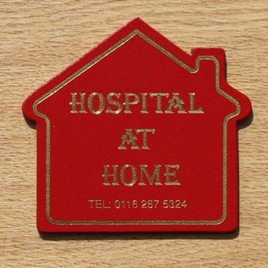 House shape coaster