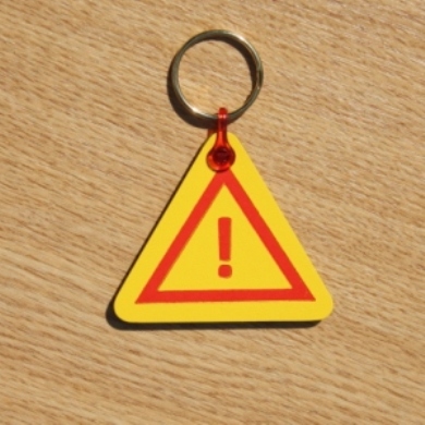 Triangular key fob