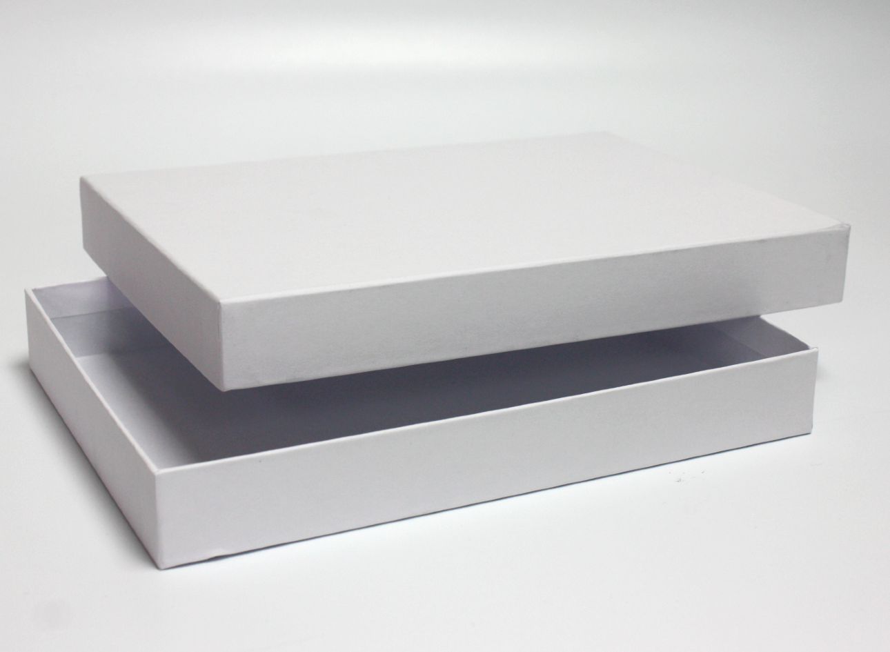 white presentation card box